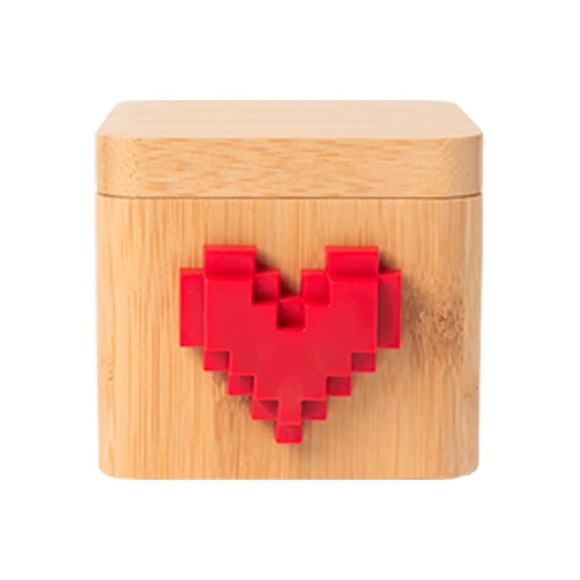 Lovebox Pixel Black & White Long Distance Love Note Messaging Device - Picture 10 of 16